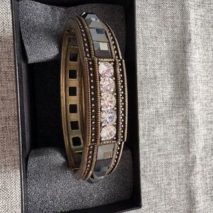 HEIDI DAUS “Hematite” and Crystal Bangle SOLD OUT ONLINE